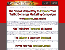 Tablet Screenshot of explosivetraffic.net